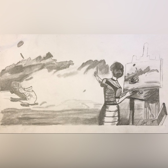 Paintings 2023-2025. New PAINTINGS w/gallery reel. Sized from 32 x 26” to 5 x 5“ - Picture 7 of 17